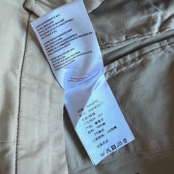 Sunspel Chino Shorts - Picture 9 of 9